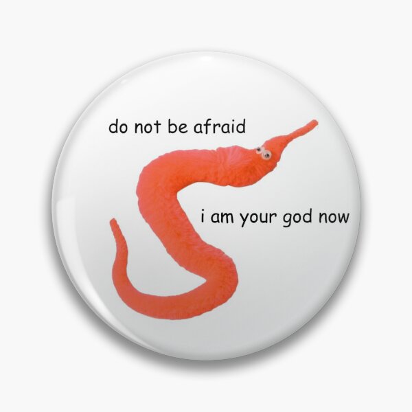 Item preview, Worm on a String 'Do Not Be Afraid' designed and sold by CriticalFerret.