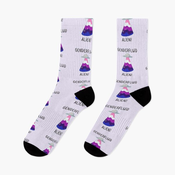 Item preview, Genderfluid Alien! Nonbinary Pride designed and sold by ForTheFrogWar.