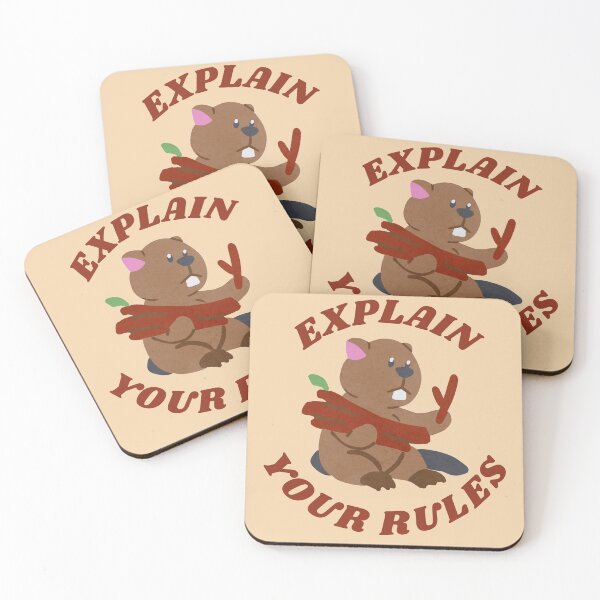 Item preview, Explain Your Rules Self Discovery Beaver designed and sold by My-Queens-Store.