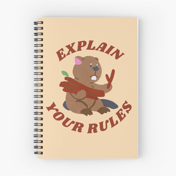 Item preview, Explain Your Rules Self Discovery Beaver designed and sold by My-Queens-Store.