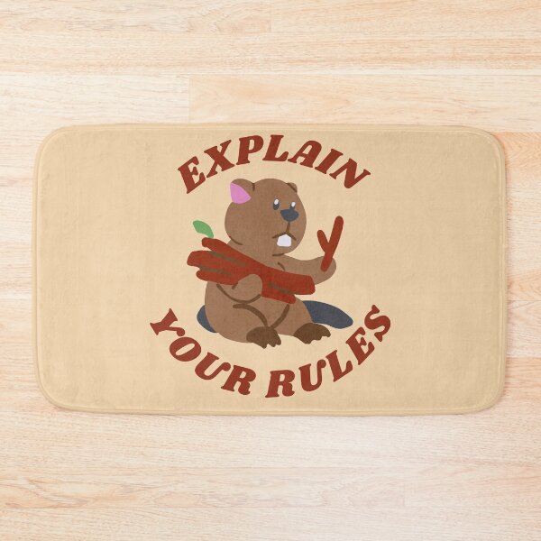 Item preview, Explain Your Rules Self Discovery Beaver designed and sold by My-Queens-Store.