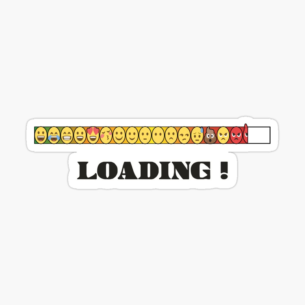 Top Seller Emoji Loading Art Board Print for Sale by MHDK80s | Redbubble