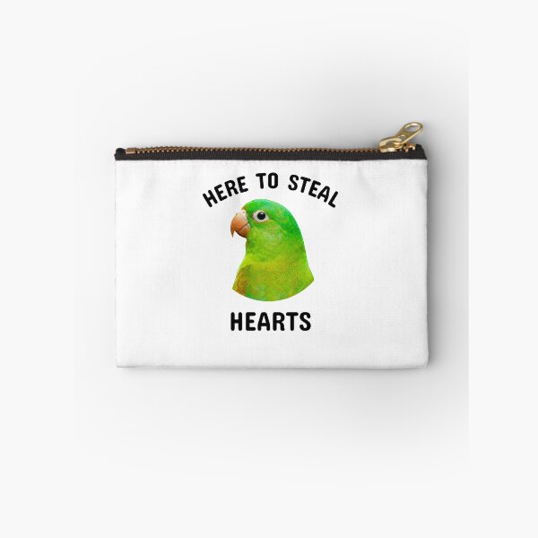 Item preview, Here To Steal Hearts Lovebird, LoveBirds Parrot cute Design designed and sold by Dingy Designs.