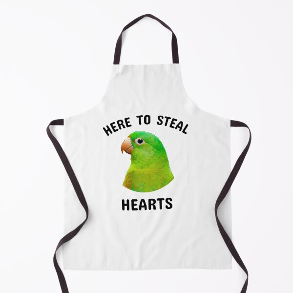 Item preview, Here To Steal Hearts Lovebird, LoveBirds Parrot cute Design designed and sold by Dingy Designs.