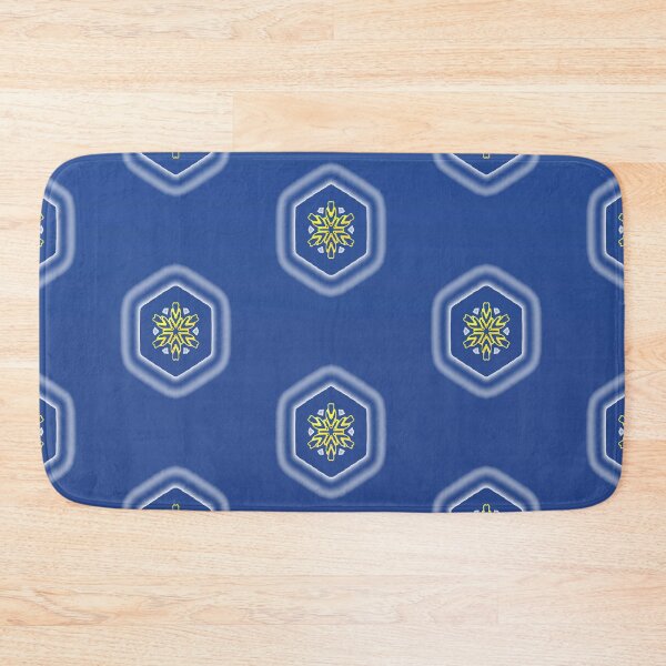 Item preview, Simple blue and yellow mandala pattern designed and sold by vector-pro.
