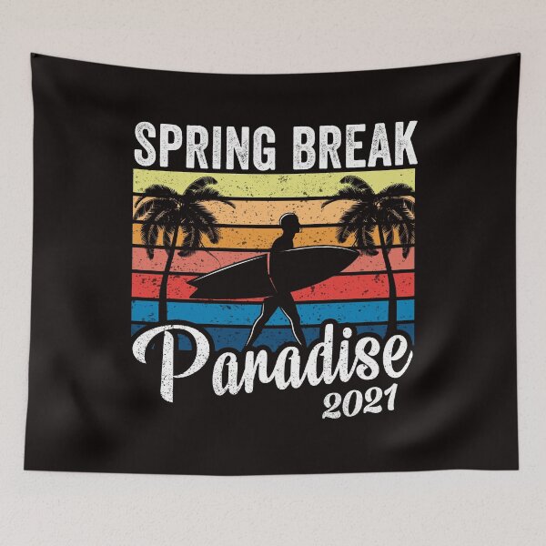 Item preview, Spring break 2021 retro vacation surfing beach vibes  designed and sold by Majesticoo.