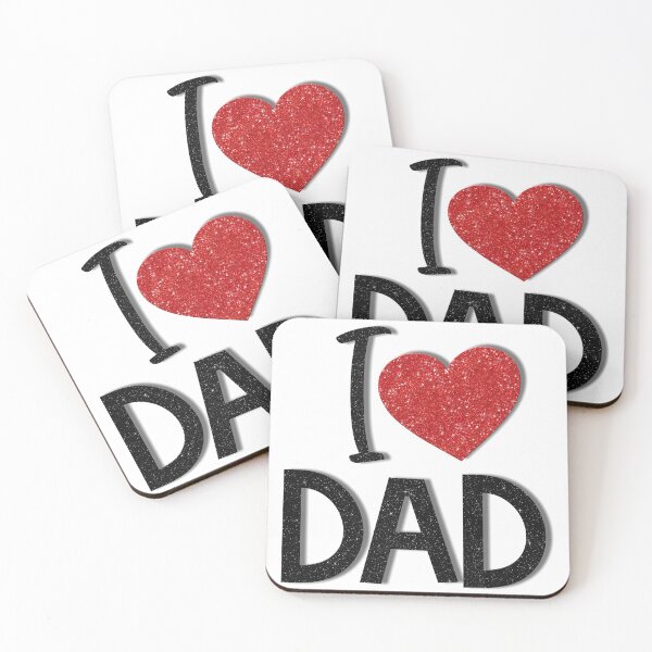 Item preview, I love dad (father’s day) designed and sold by CoffeLovers1.