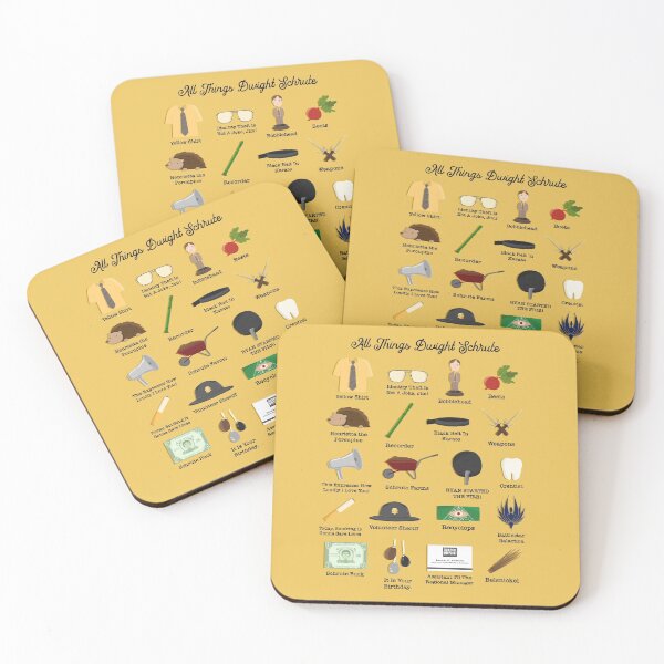 Item preview, The Office All Things Dwight Schrute designed and sold by cutermelon.