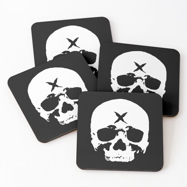 Item preview, Human Skull with X designed and sold by SpreadForSatan.
