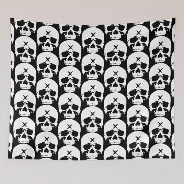 Item preview, Human Skull with X designed and sold by SpreadForSatan.