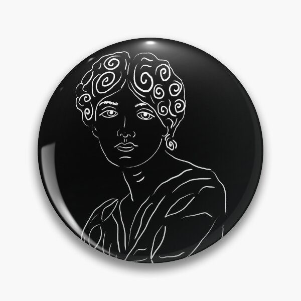 Item preview, Sappho Greek statue Line art minimalist illustration designed and sold by iliketeas.