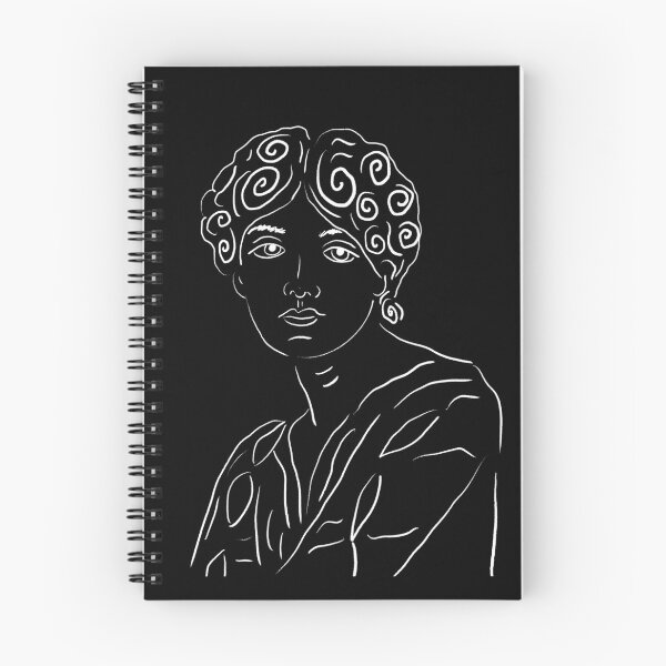 Item preview, Sappho Greek statue Line art minimalist illustration designed and sold by iliketeas.