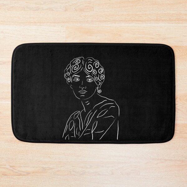 Item preview, Sappho Greek statue Line art minimalist illustration designed and sold by iliketeas.