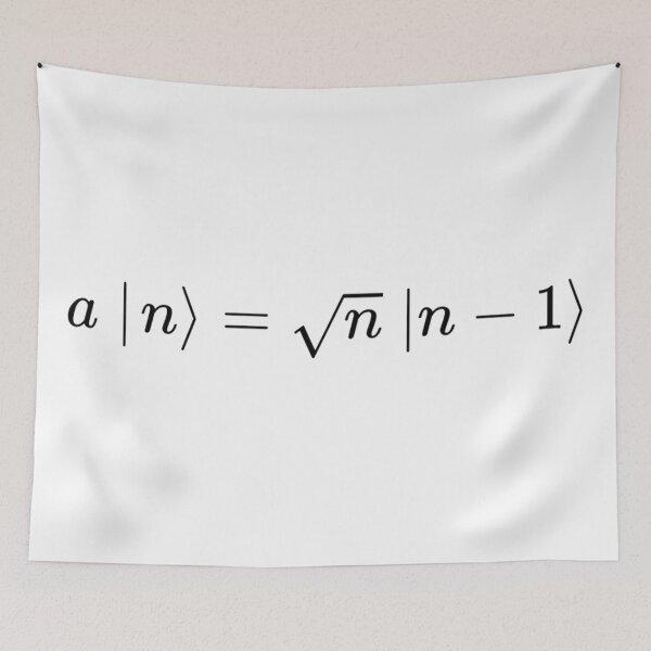 Item preview, annihilation operator, quantum physics designed and sold by NoetherSym.