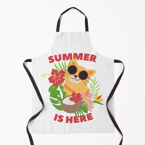 Item preview, Summer Is Here Cat With Sunglasses designed and sold by curledup-cat.