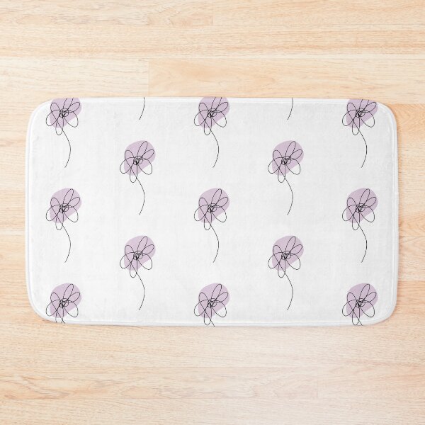 Item preview, Purple Abstract Line Flower designed and sold by CozyBerry Creations.
