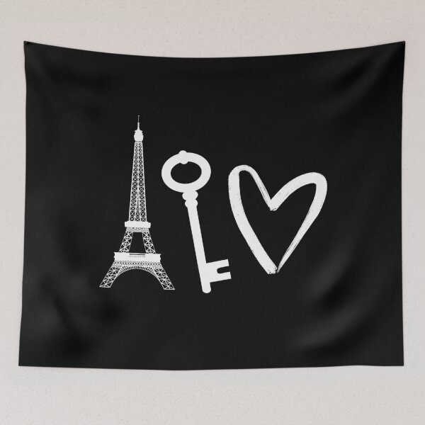 Item preview, Paris holds the key to your heart designed and sold by JessCarrsArt.