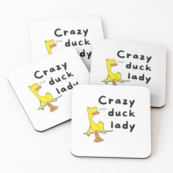 Item preview, Crazy Duck Lady designed and sold by SportyDogShop.