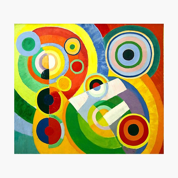 Robert Delaunay Rhythm Joy of Life 1930 Abstract Photographic Print