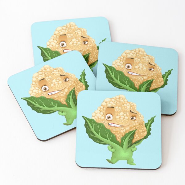 Item preview, Cute Cauliflower Veggie Mascot designed and sold by PosterpartyCo.