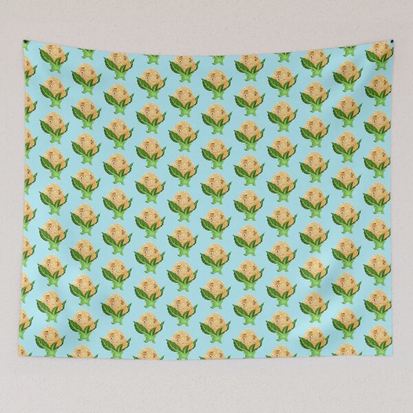 Item preview, Cute Cauliflower Veggie Mascot designed and sold by PosterpartyCo.
