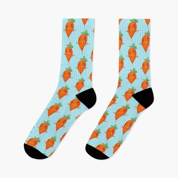 Item preview, Cute Sassy Carrot Veggie Mascot designed and sold by PosterpartyCo.
