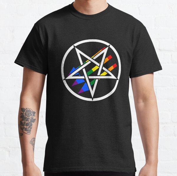 Satanic Antifascism - Gay Pride Classic T-Shirt