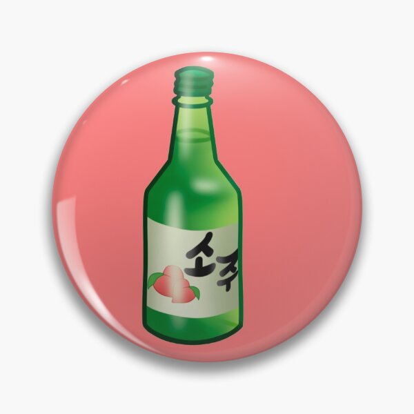 Item preview, cute peach soju designed and sold by Micromiek.