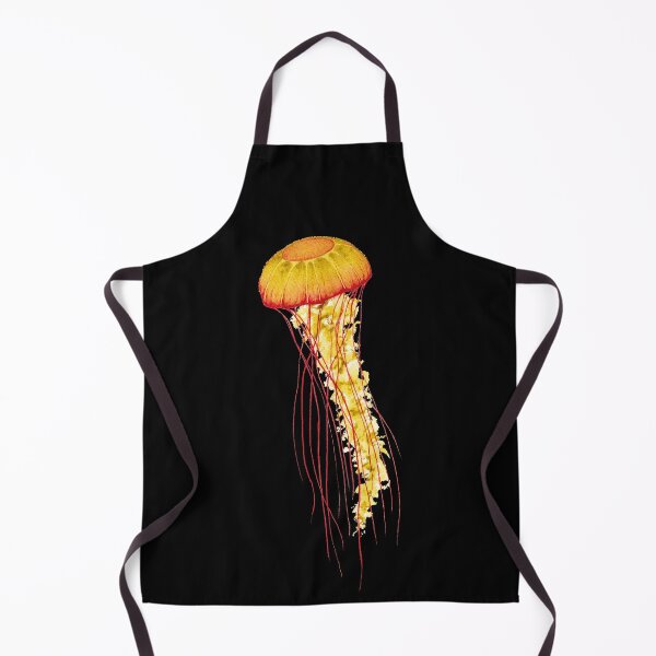 Item preview, Chrysaora Fuscescens Jellyfish (Black) designed and sold by MWatercolours.