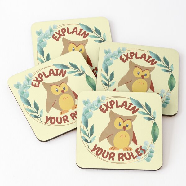 Item preview, Explain The Rules Self Discovery Owl designed and sold by My-Queens-Store.