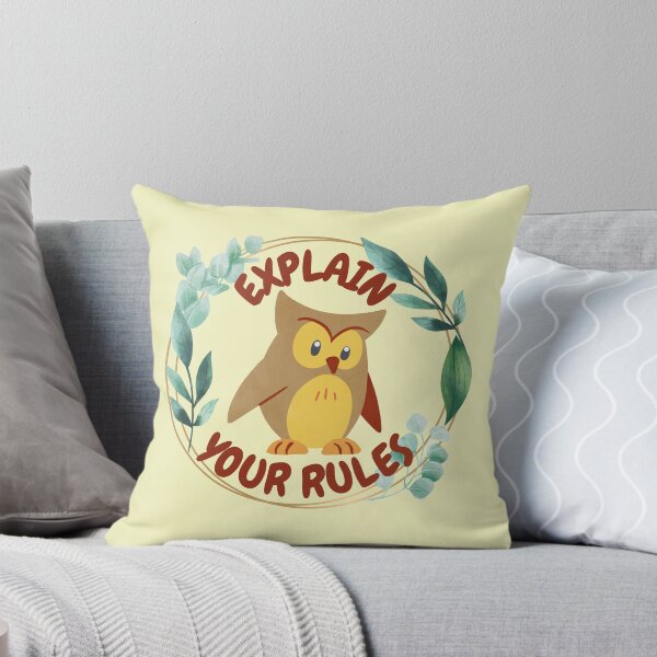 Item preview, Explain The Rules Self Discovery Owl designed and sold by My-Queens-Store.