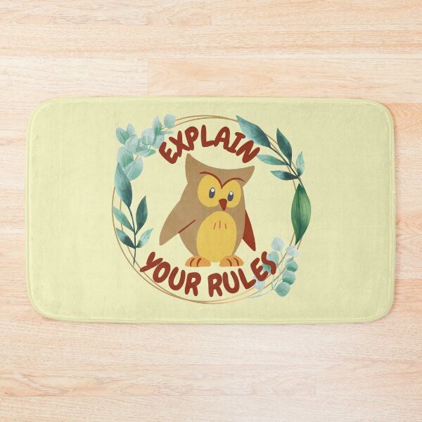 Item preview, Explain The Rules Self Discovery Owl designed and sold by My-Queens-Store.
