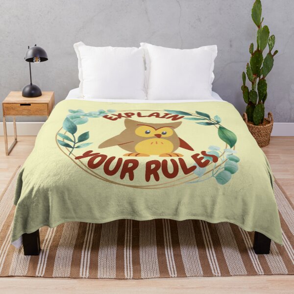 Item preview, Explain The Rules Self Discovery Owl designed and sold by My-Queens-Store.