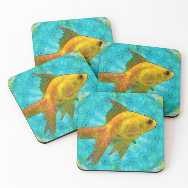 Item preview, Whimsical Fun Goldfish Mandala Art by Sharon Cummings designed and sold by Sharon Cummings Art.