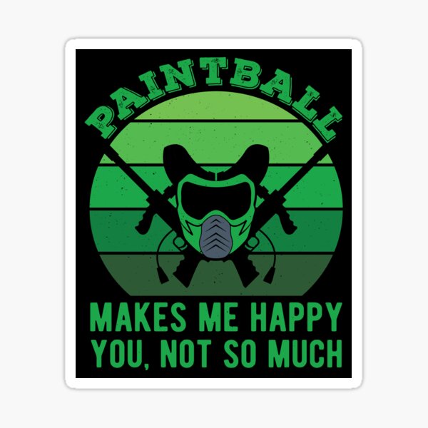 Vista previa del artículo con la obra «Paintball divertido», diseñado y vendido por artworkbyrihen.