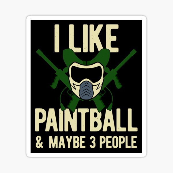 Vista previa del artículo con la obra «Paintball divertido», diseñado y vendido por artworkbyrihen.