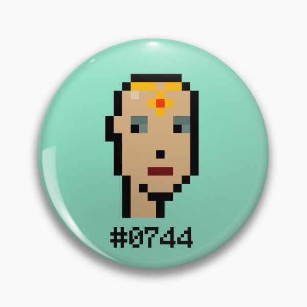 Item preview, CryptoPunks #0744 designed and sold by CryptoFunks.