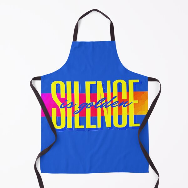 Item preview, #REDBUBBLE #SILENCE IS GOLDEN QUOTE DESIGN designed and sold by Stylishboutique.