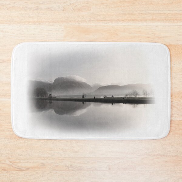 Item preview, Ben Nevis Mono Vignette  Caledonian Canal Scotland designed and sold by PhotosEcosse.