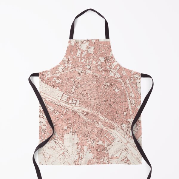 Item preview, Old Map of Paris designed and sold by GoblinPunkTees.