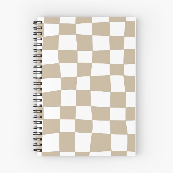 Item preview, Hand Drawn Checkerboard Pattern (tan/white) designed and sold by Design Minds Boutique.