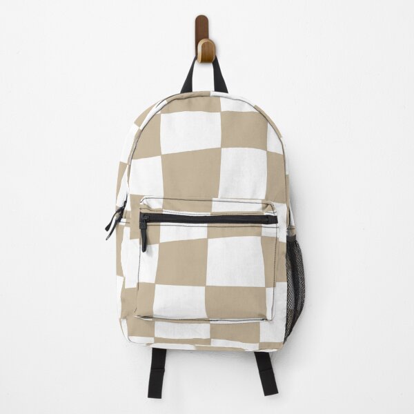 Item preview, Hand Drawn Checkerboard Pattern (tan/white) designed and sold by Design Minds Boutique.