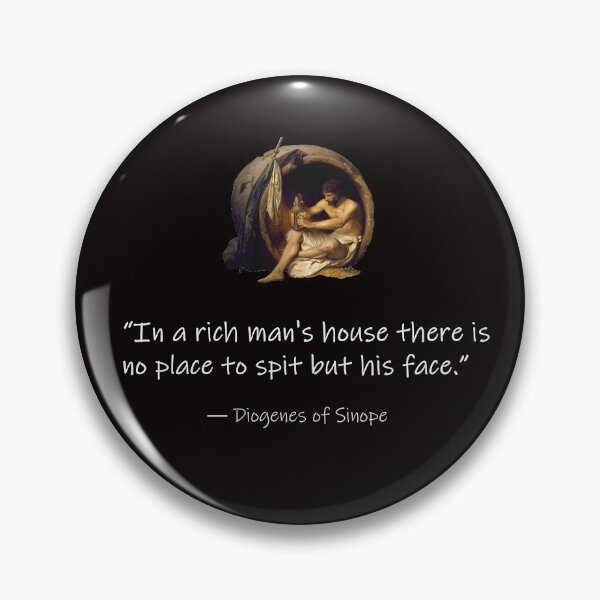 Item preview, Diogenes of Sinope quote designed and sold by Philosophy G(r)eeks.