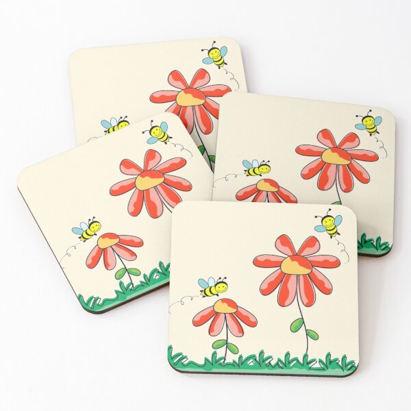 Item preview, Cute Wholesome Bees in The Garden designed and sold by SherriMans.