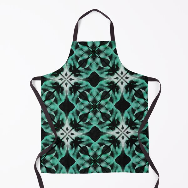 Item preview, Green and Black Parallel Universe Abstract Pattern designed and sold by AMSonArt.