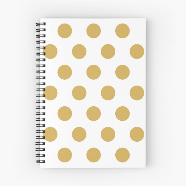 Item preview, Large GOLD and WHITE POLKA DOTS designed and sold by RachelMacht.