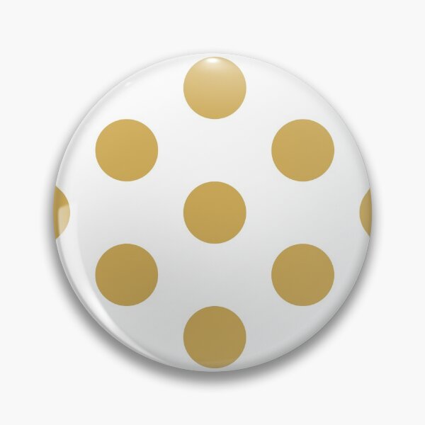 Item preview, Large GOLD and WHITE POLKA DOTS designed and sold by RachelMacht.