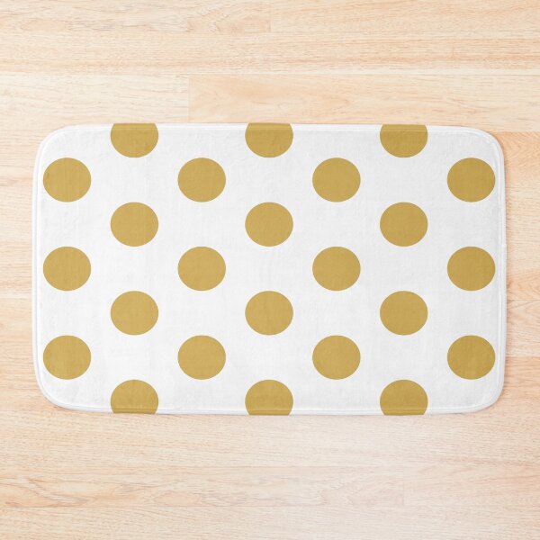 Item preview, Large GOLD and WHITE POLKA DOTS designed and sold by RachelMacht.