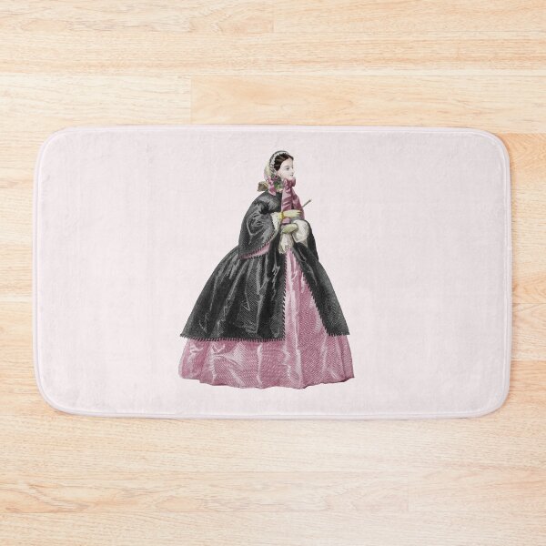 Item preview, Victorian Lady with bonnet and crinoline dress designed and sold by Fashion through the ages.