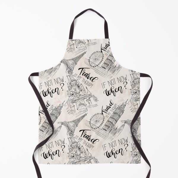 Item preview, Europe Travel lover pattern design. If not now When?, Travel is my therapy Quoted design designed and sold by micreations.